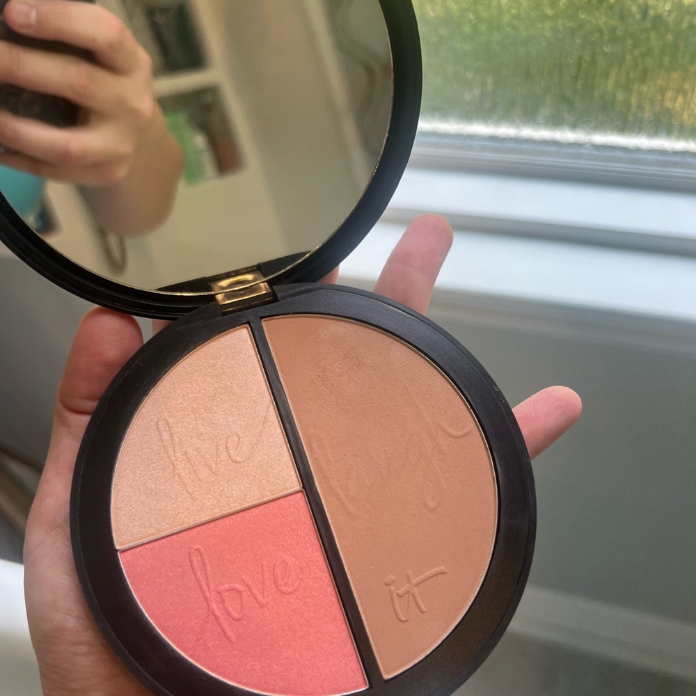 IT Cosmetics Blush Bronzer and Highlight Compact with Mirror